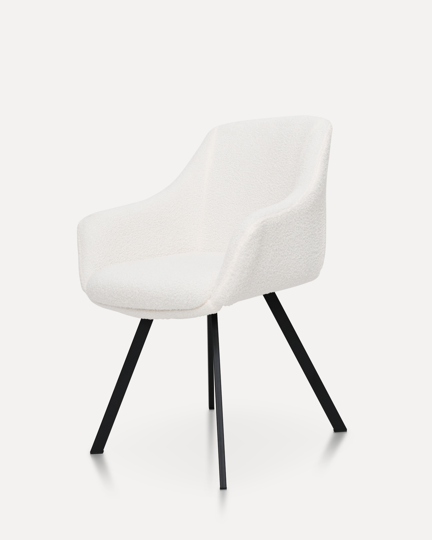 Przytulne tapicerowane krzesła do jadalni