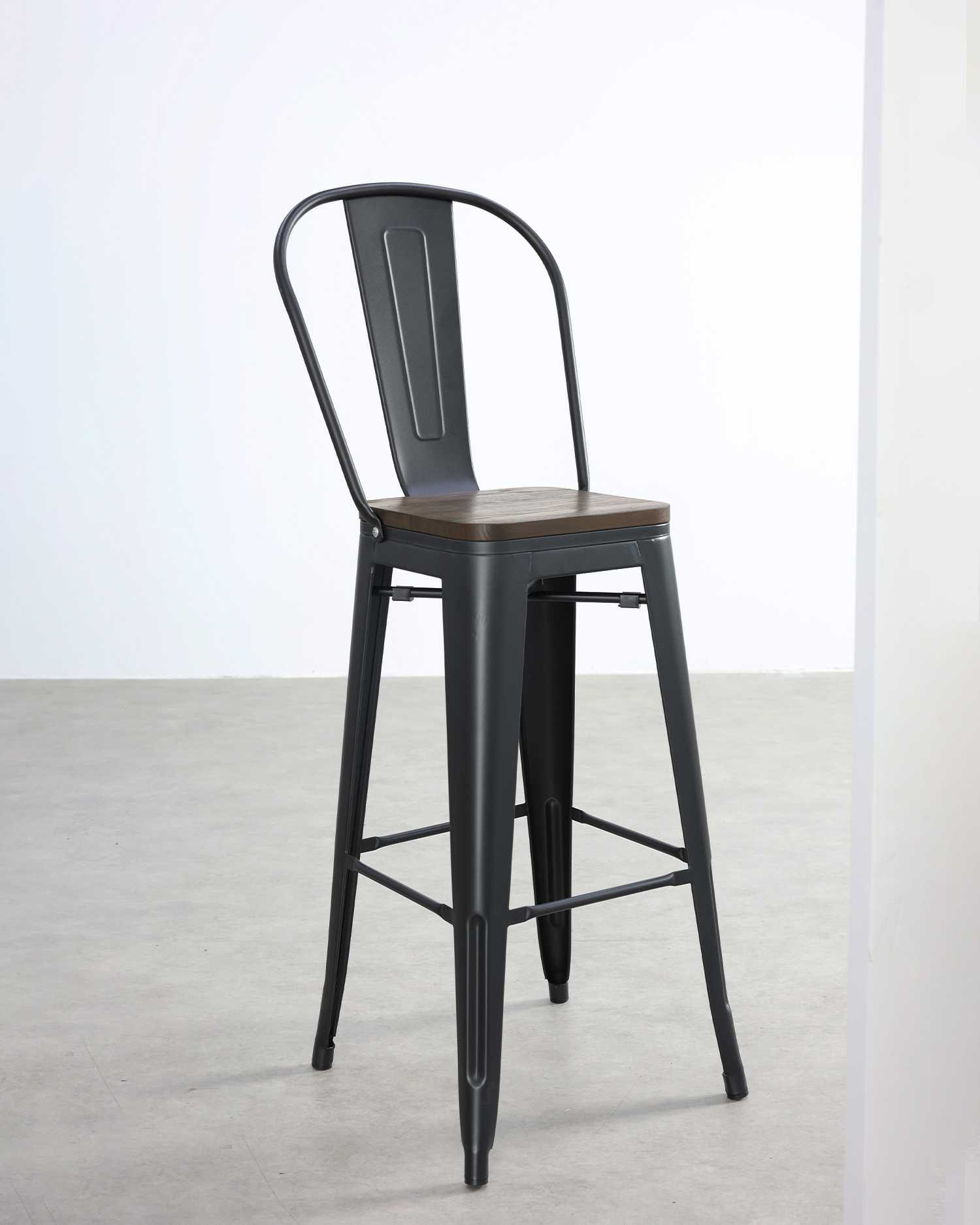 Retro Black Dining Projektowanie krzeseł Retro Black Dining Projektowanie krzeseł