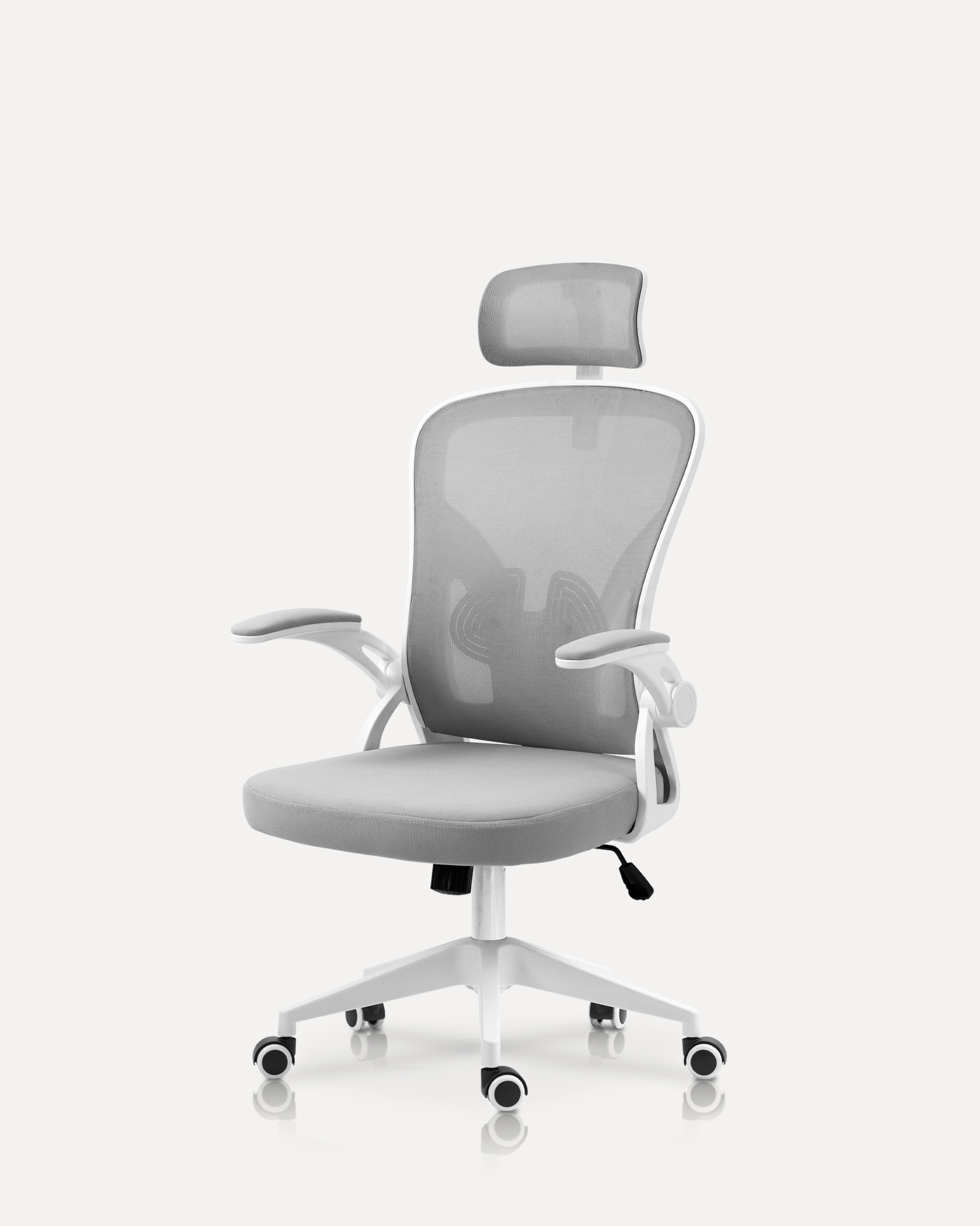 Krzesło biurowe z regulowanym podłokietnikiem