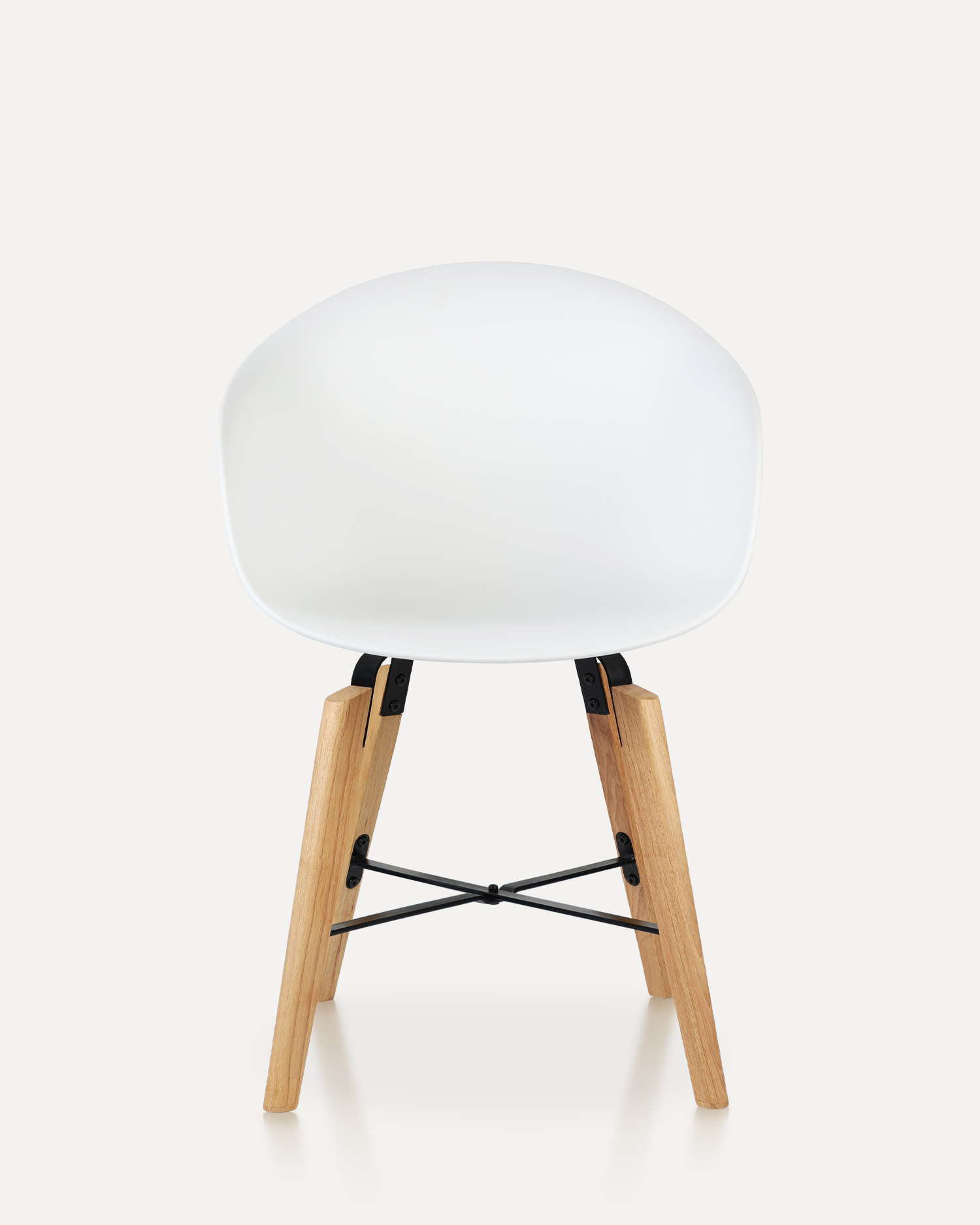 Krzesło White Shell - z podłokietakami Krzesło White Shell - z podłokietakami