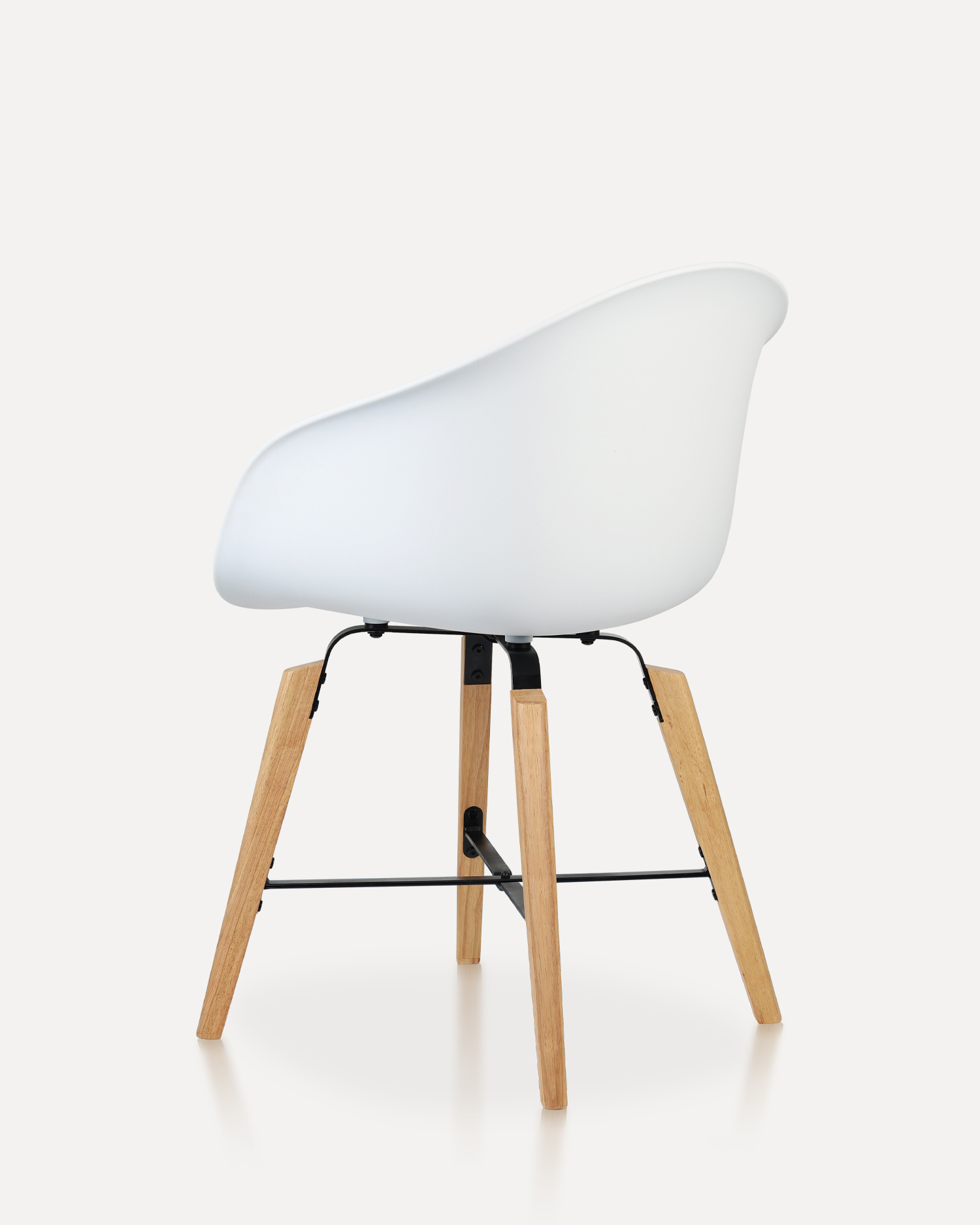 Krzesło White Shell - z podłokietakami Krzesło White Shell - z podłokietakami