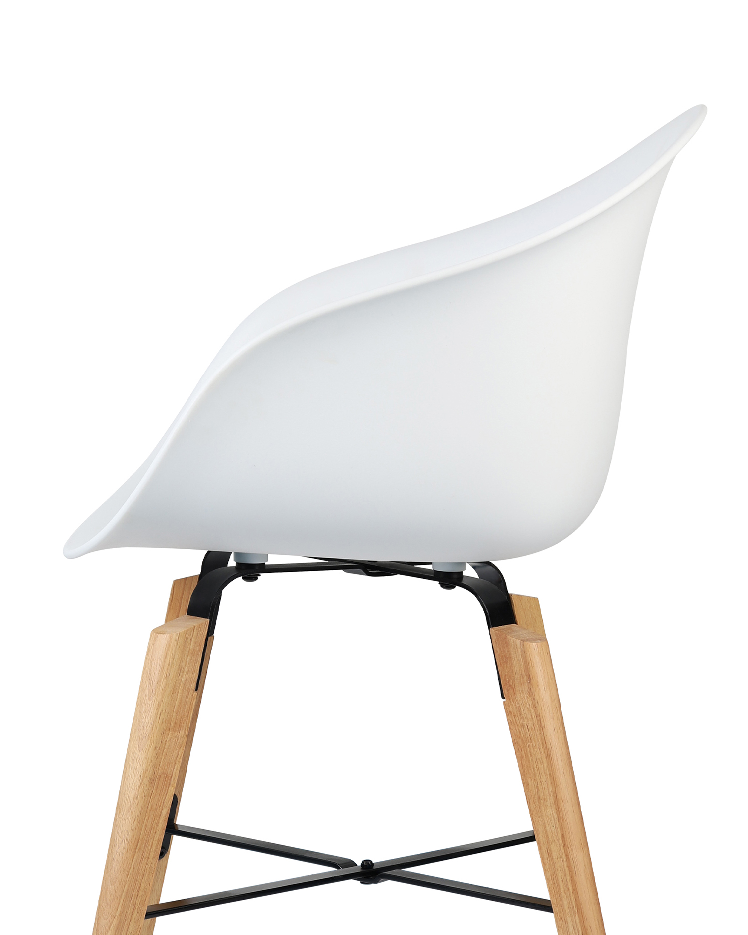 Krzesło White Shell - z podłokietakami Krzesło White Shell - z podłokietakami